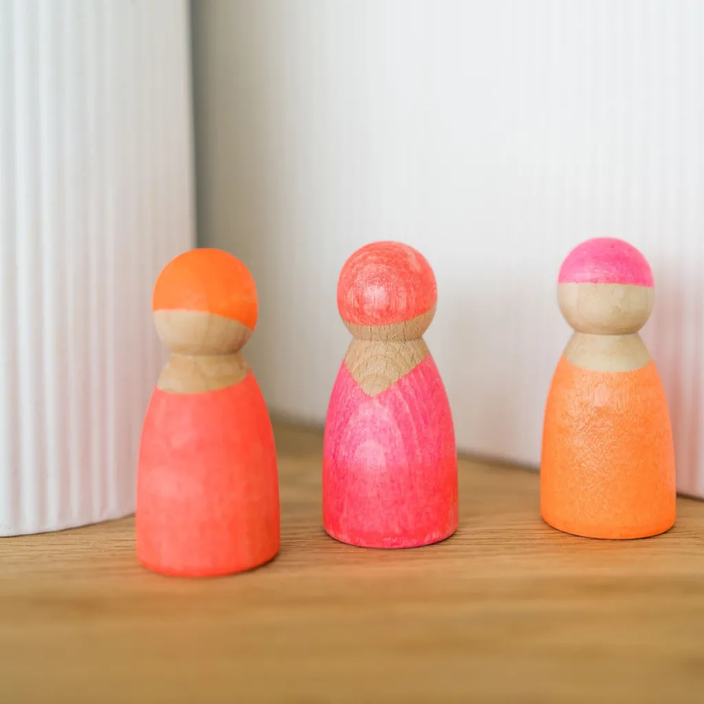 Grimm's Pegdolls E Personaggi | Peg dolls Amici Neon Rosa
