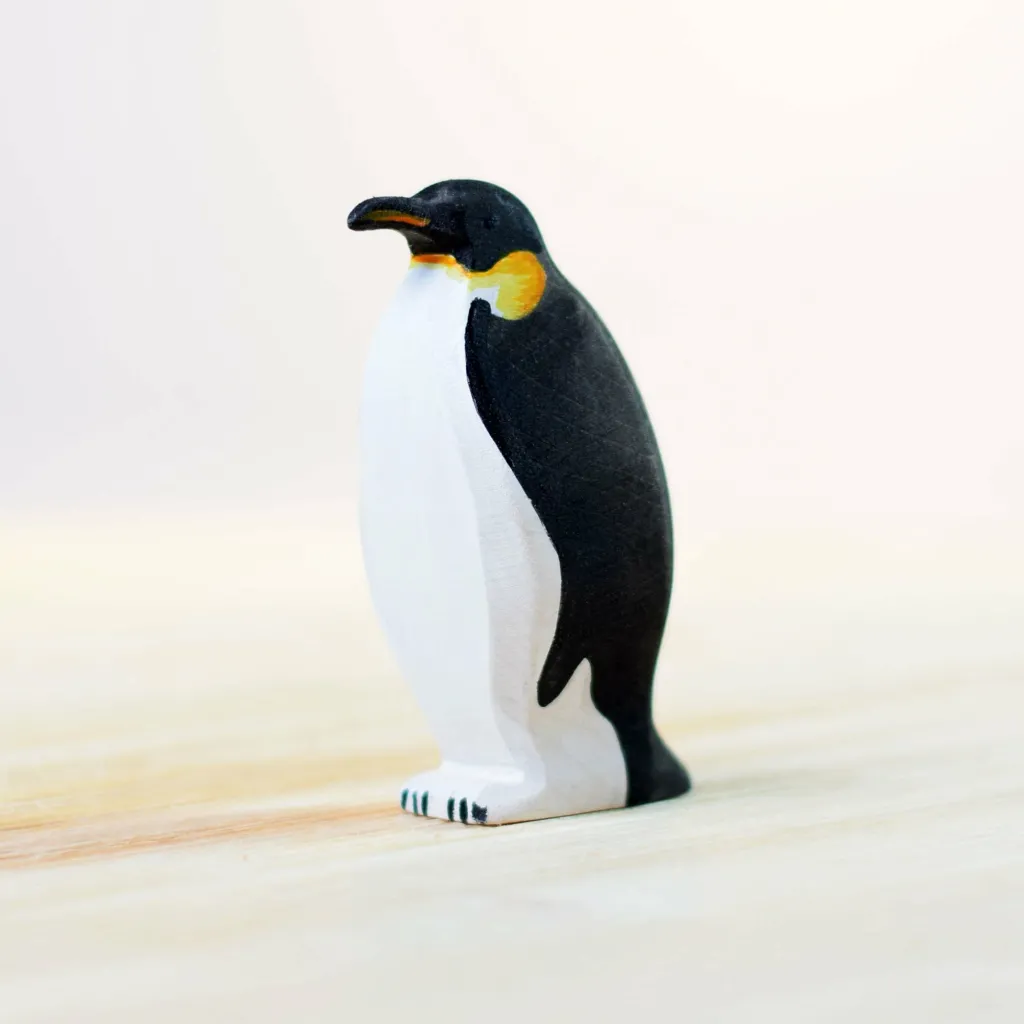 Bumbutoys Artico | Inverno | Pinguino imperiale femmina in legno