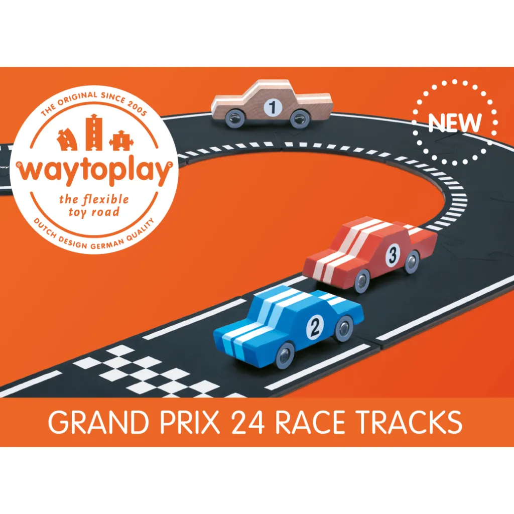 Waytoplay Outdoor E Natura | Veicoli E Piste | Pista Flessibile Granprix