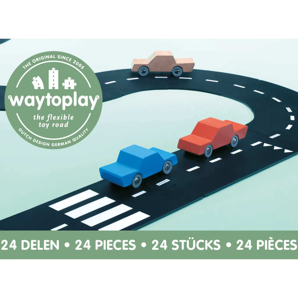Waytoplay Outdoor E Natura | Veicoli E Piste | Pista Flessibile Highway