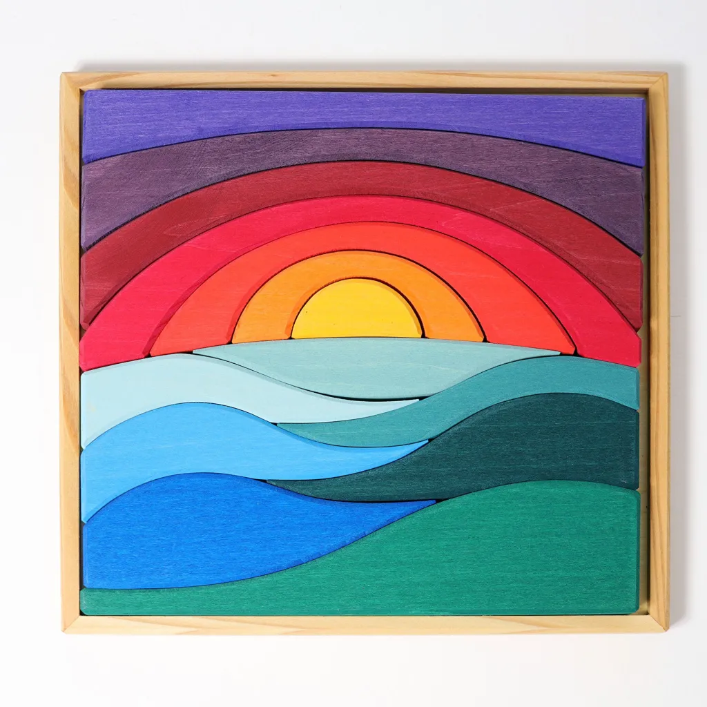 Grimm's Costruzioni In Legno | Puzzle | Puzzle creativo Paesaggio