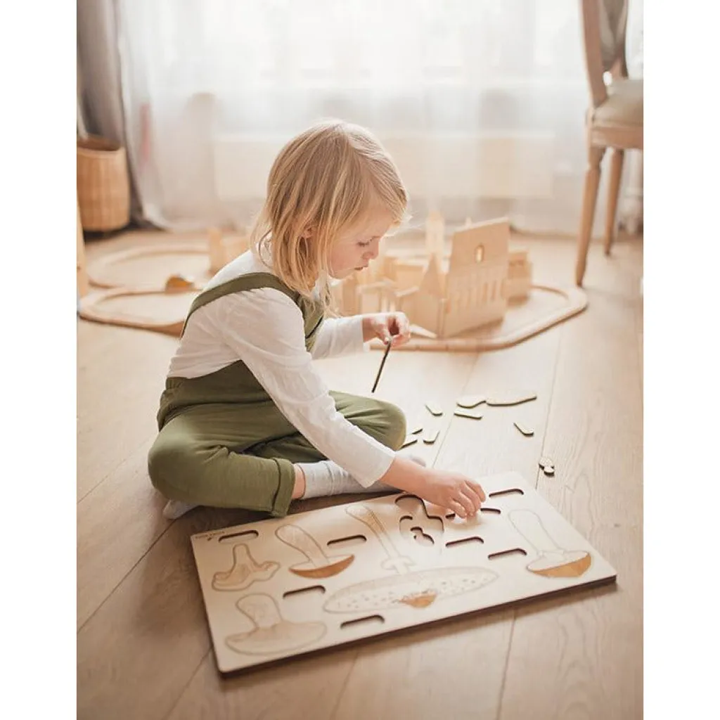 Stuka Puka Autunno | Puzzle | Puzzle in legno Funghi