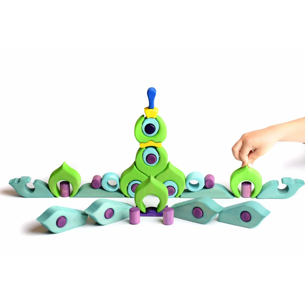 Bumbutoys Costruzioni In Legno | Puzzle | Puzzle Pavone in legno