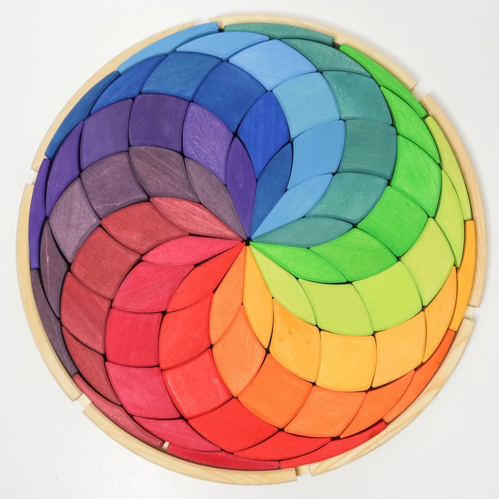 Grimm's Costruzioni In Legno | Puzzle | Puzzle Spirale Arcobaleno