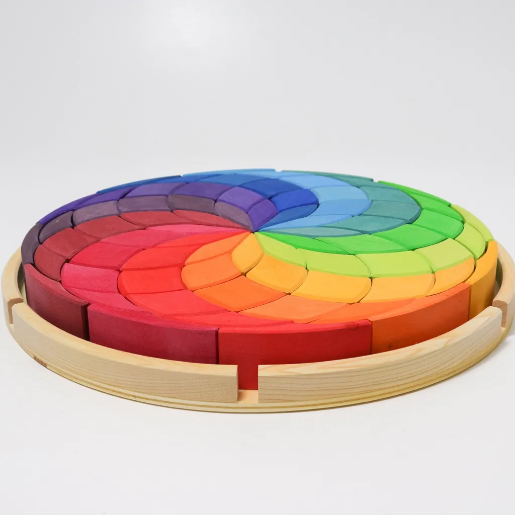 Grimm's Costruzioni In Legno | Puzzle | Puzzle Spirale Arcobaleno