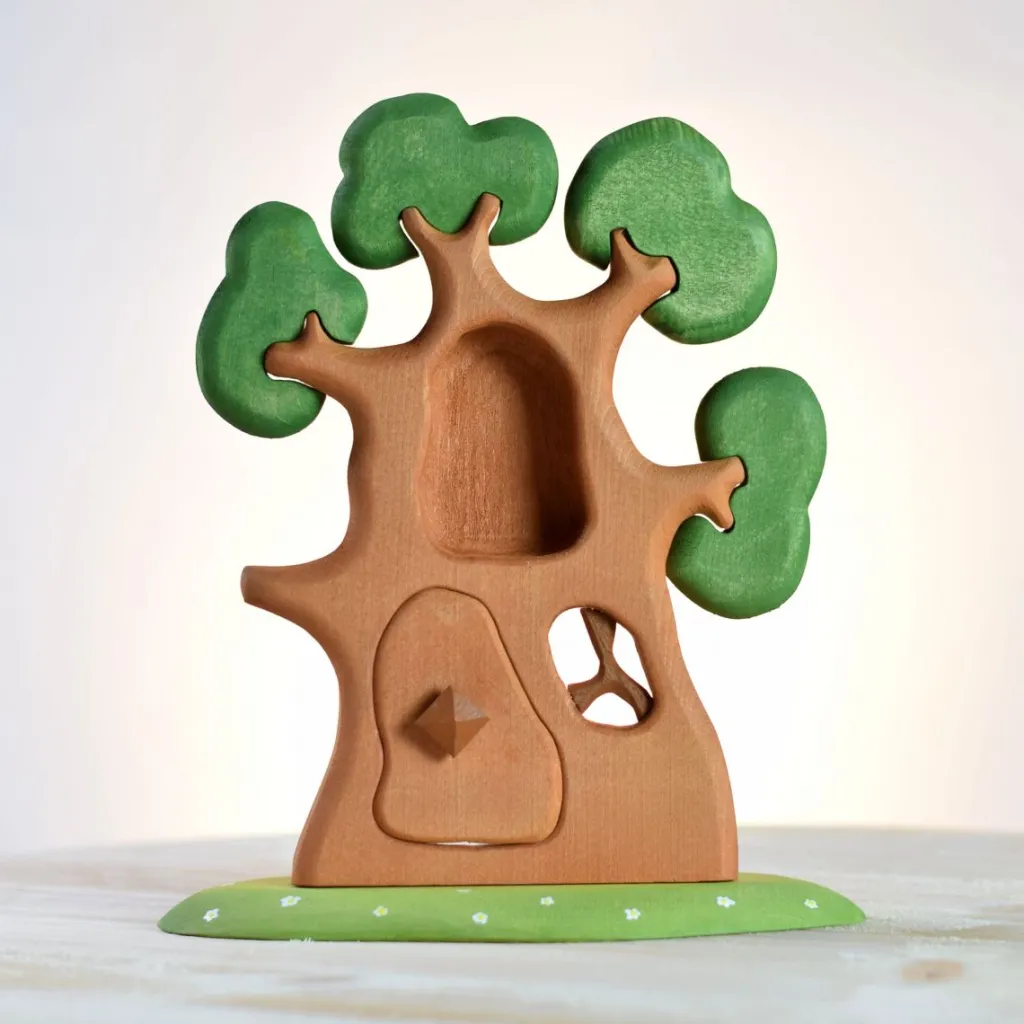 Bumbutoys Case Giocattolo E Ambientazioni | Quercia secolare in legno