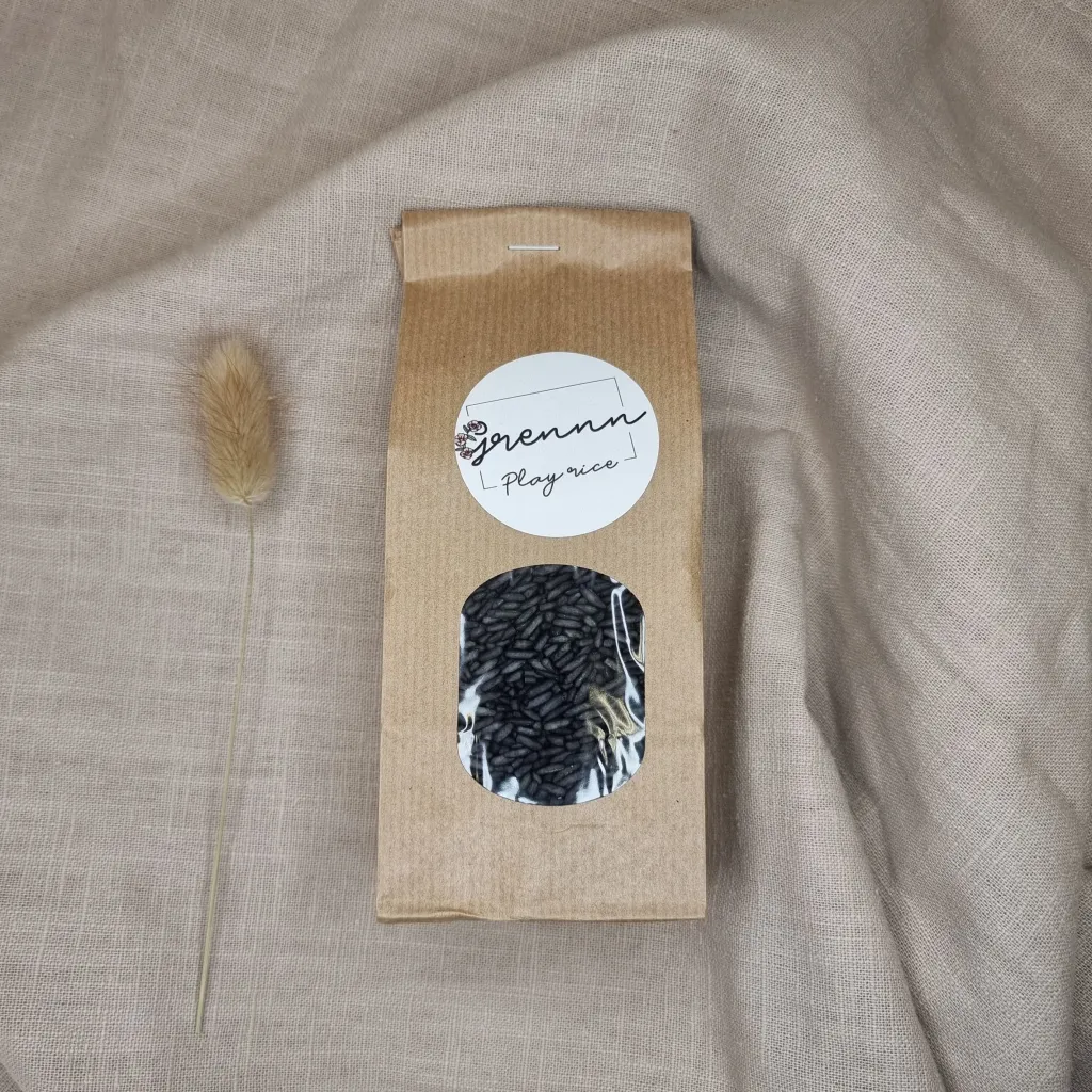 Grennn Halloween | Basi Sensoriali | Riso Sensoriale Nero
