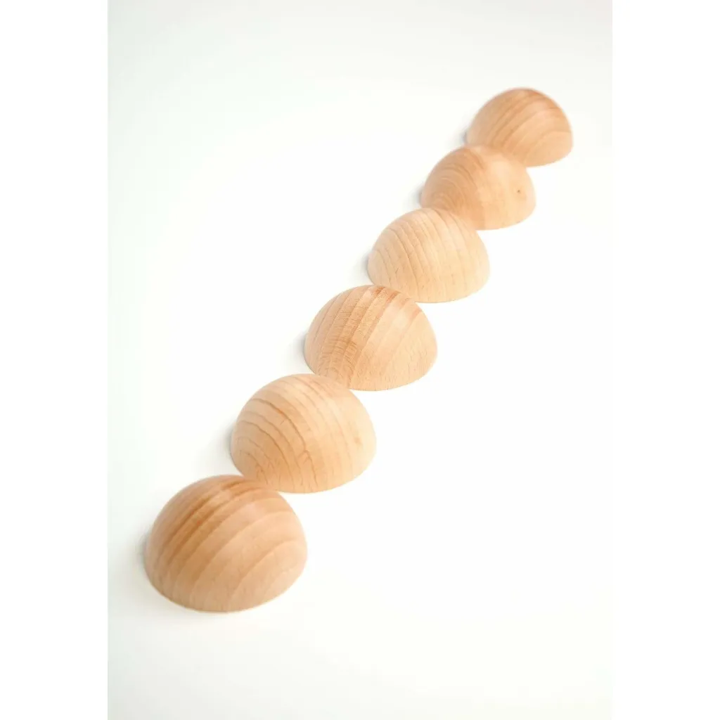 Grapat Per I Piccolissimi | Gioco Euristico | Semisfera in legno naturale
