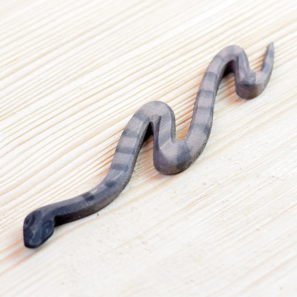 Bumbutoys Halloween | Animali In Legno | Serpente in legno