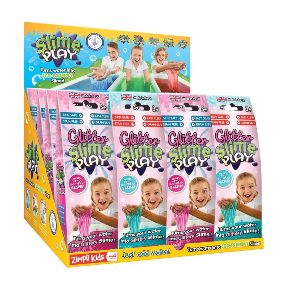 Zimpli Kids Halloween | Pannelli Luminosi | Slime sensoriale con Eco-Glitter 50 gr