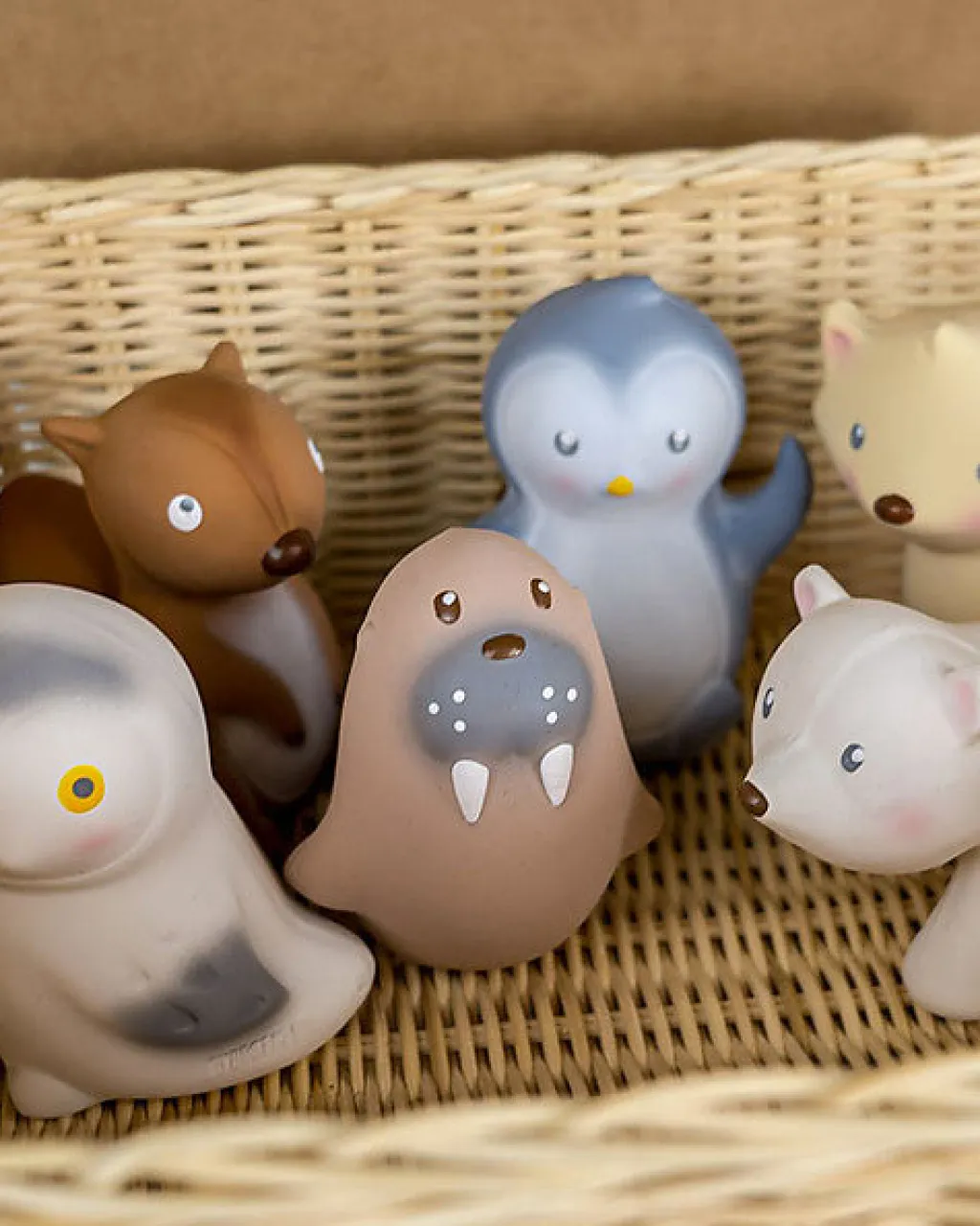 Tikiri Per I Piccolissimi | Sonaglio Massaggiagengive Gioco Bagnetto - Animali dell'Artico