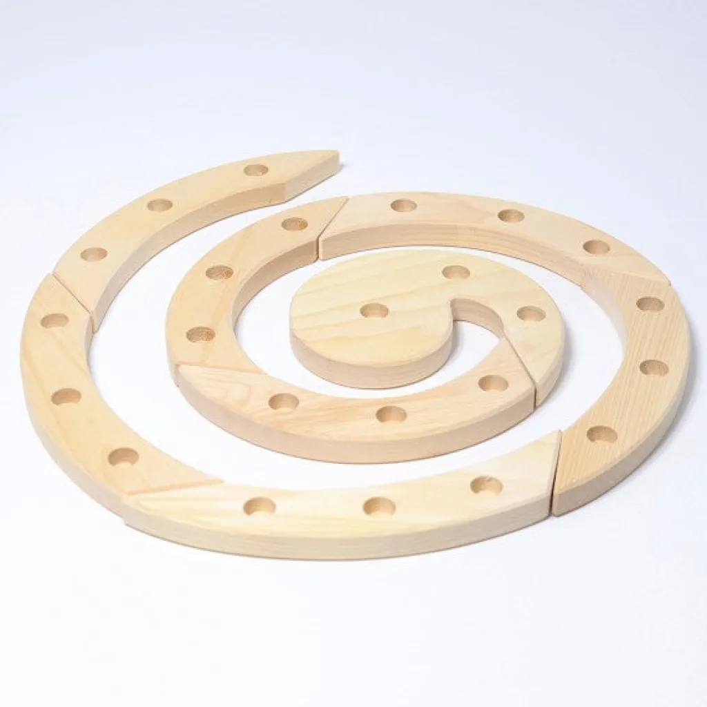 Grimm's Celebrations Anelli E Stand Waldorf | Spirale di celebrazione Naturale - Grimm's
