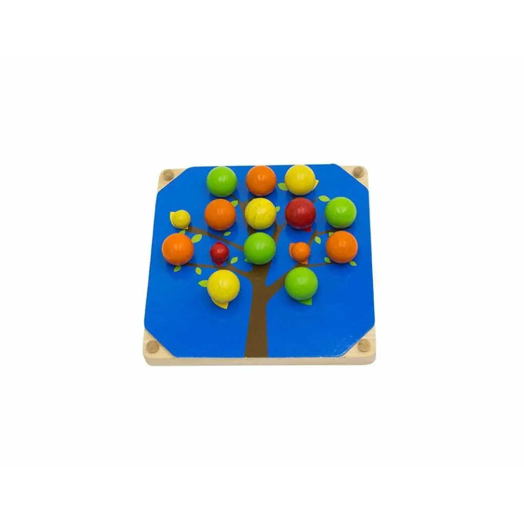 PlanToys Giochi Da Tavolo | Motricità Grossolana | Tavoletta Pegboard con chiodini