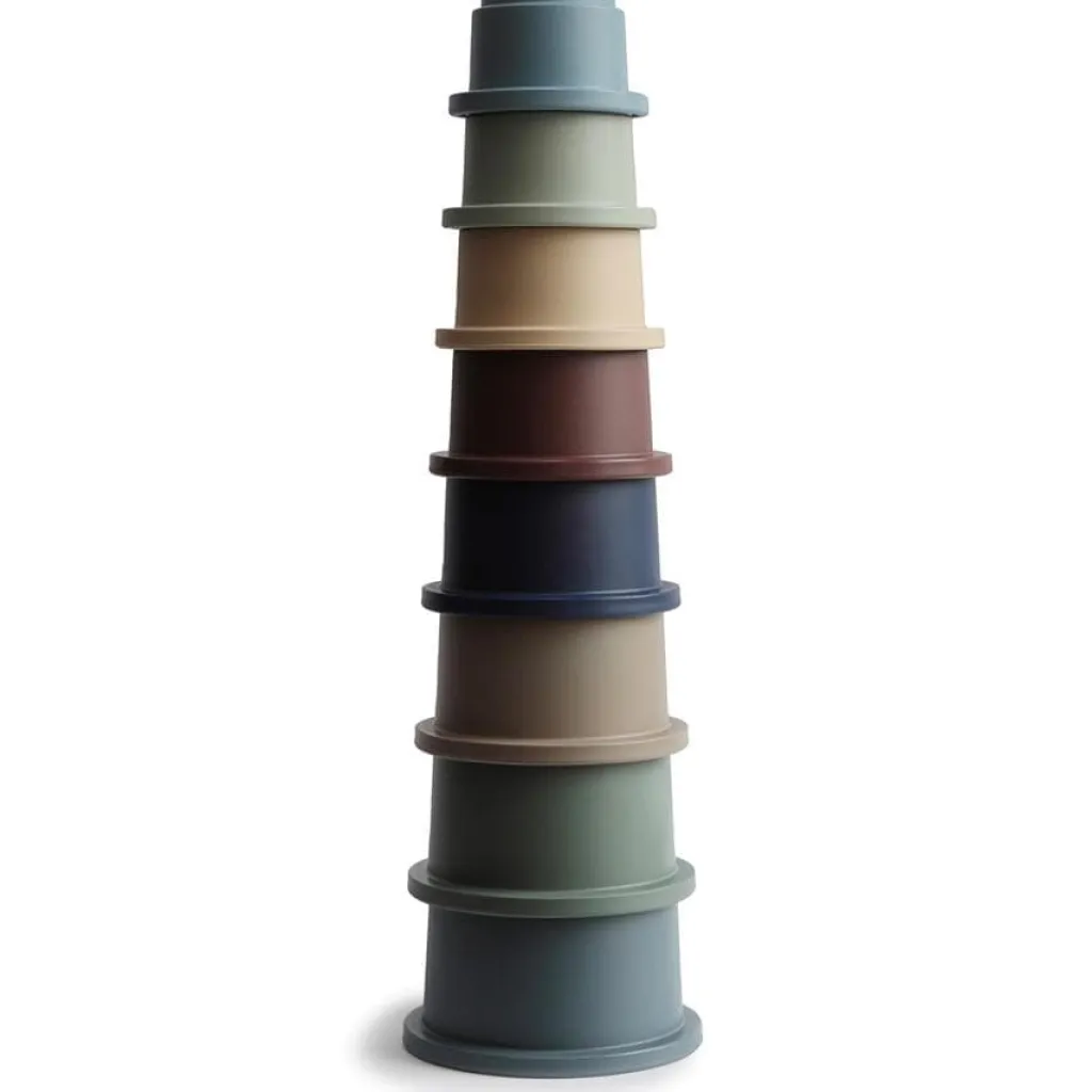 Mushie Per I Piccolissimi | Torre da impilare Forest