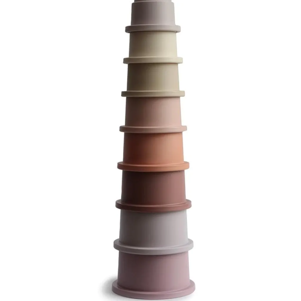 Mushie Per I Piccolissimi | Torre da impilare Petal