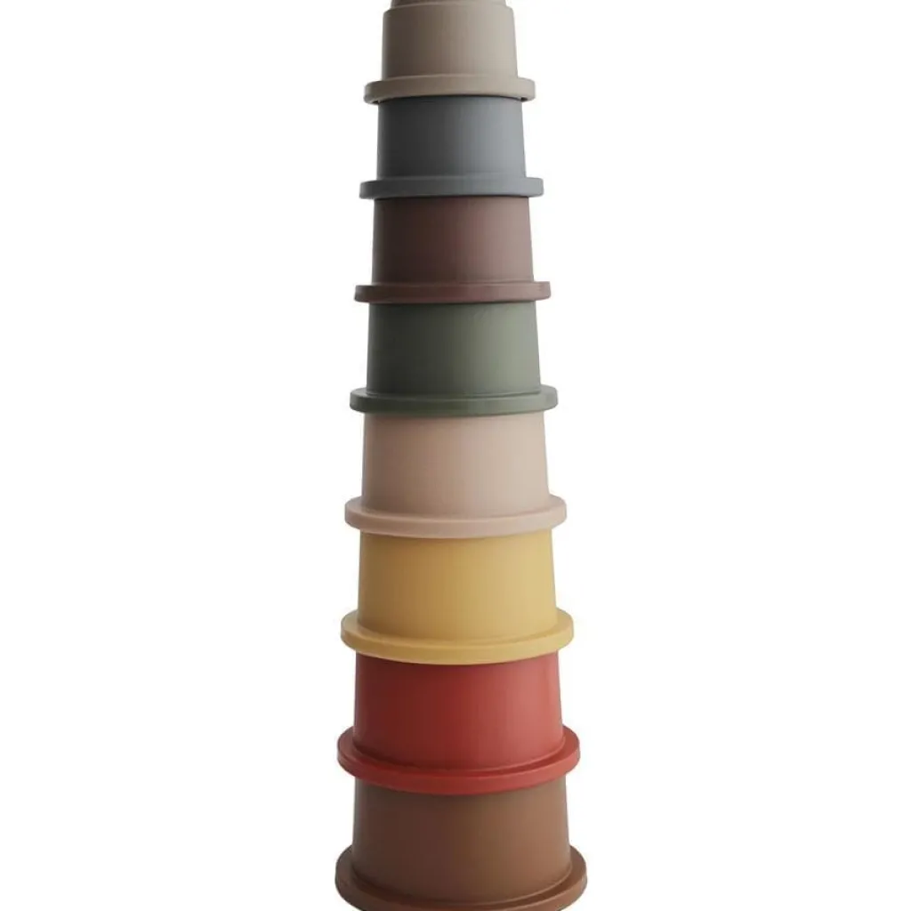 Mushie Per I Piccolissimi | Torre da impilare Retro
