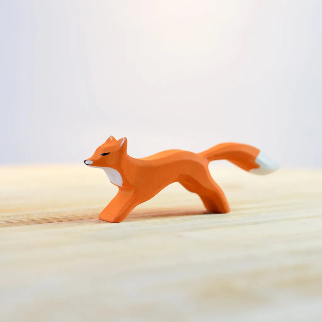 Bumbutoys Animali In Legno | Volpe in legno