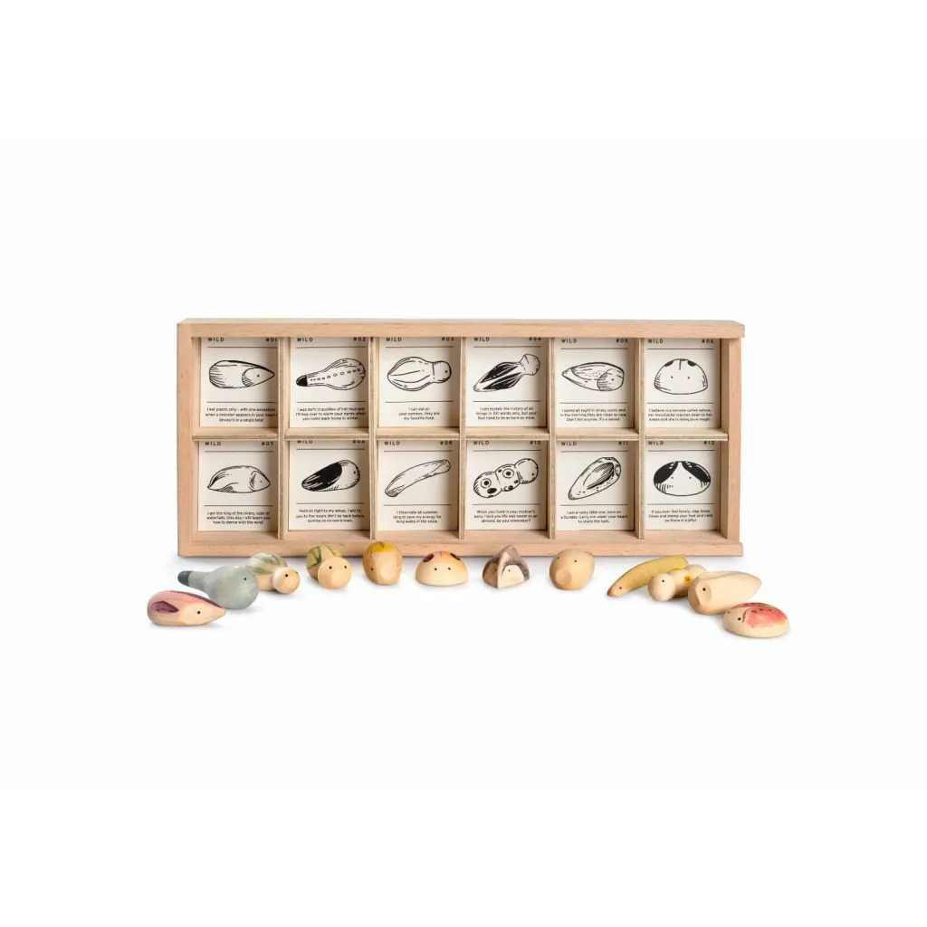Grapat Loose Parts | Animali In Legno | Wild